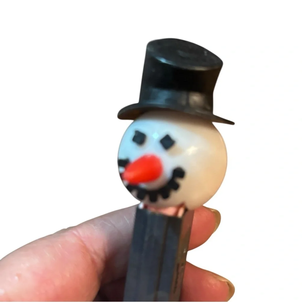 Vintage No Feet Snowman Pez Dispenser Made In Austria
